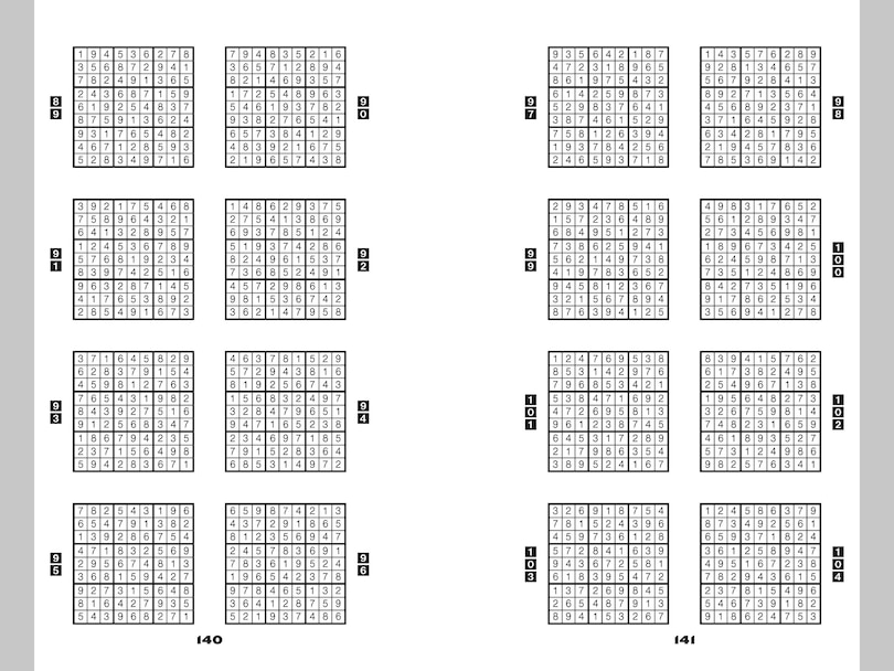 Sample content_Absolutely Nasty Sudoku: Even Nastier - Level 1