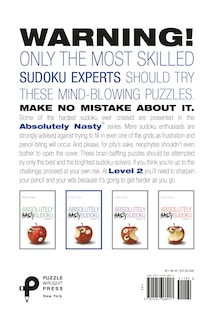 Back cover_Absolutely Nasty&reg; Sudoku Level 2