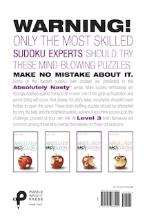 Back cover_Absolutely Nasty&reg; Sudoku Level 3