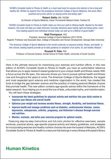 Back cover_ACSM's Complete Guide to Fitness & Health
