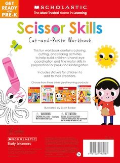 Couverture arrière_Activity Workbook Scissor Skills: Cut-and-Paste Workbook