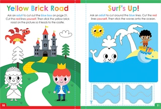 Aperçu du contenu 2_Activity Workbook Scissor Skills: Cut-and-Paste Workbook