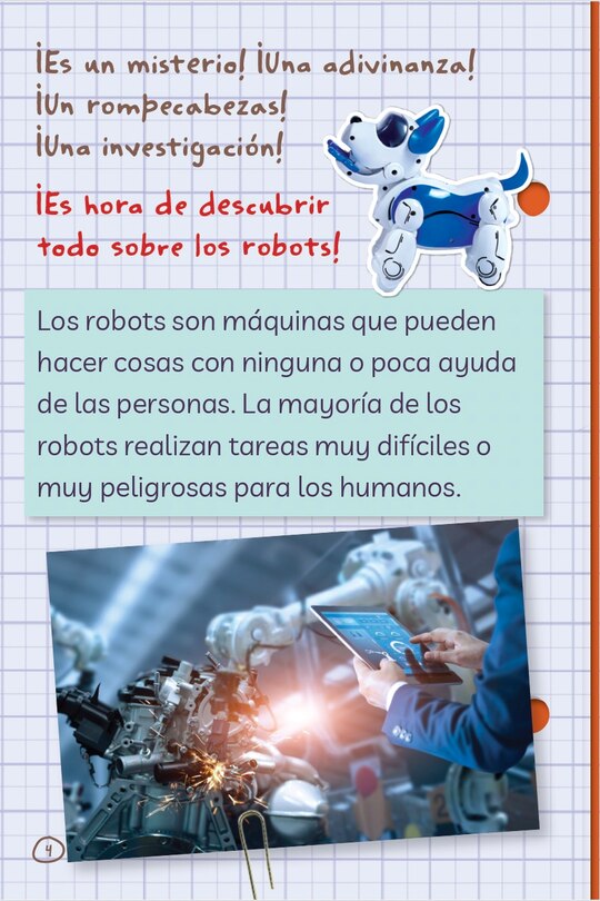 Sample content_Ada Magnífica, científica, investiga: Todo sobre los robots / Ada Twist, Scientist: Rockin' Robots!