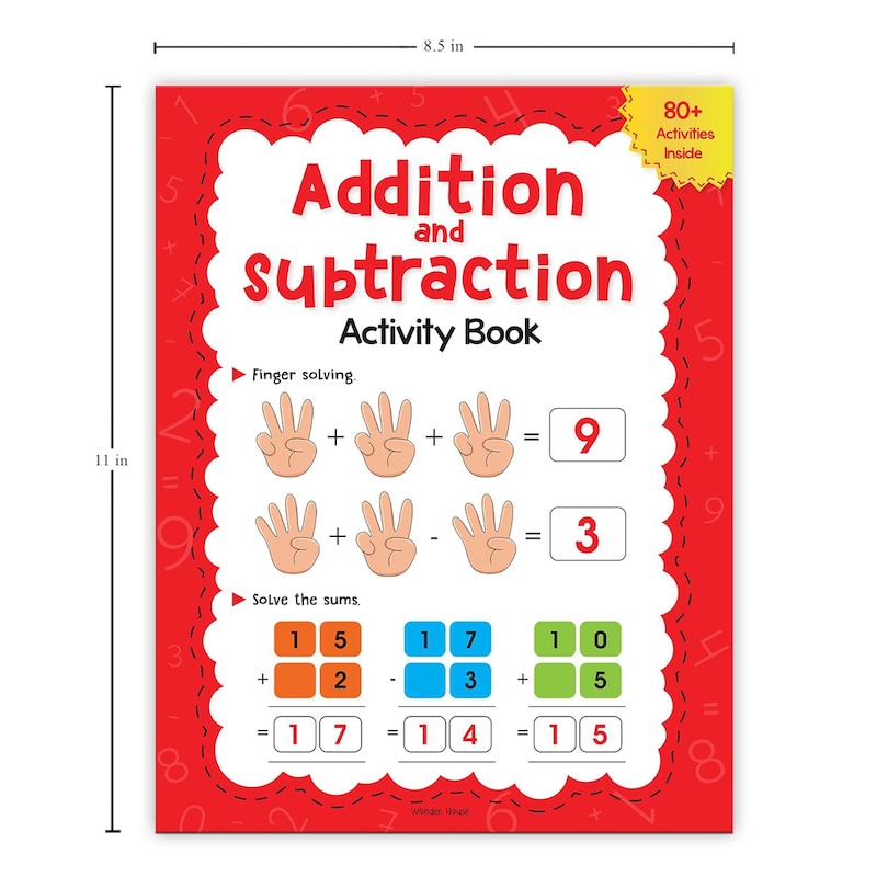 Aper&ccedil;u du contenu 4_Addition and Subtraction Activity Book For Children - 80+ Activities Inside