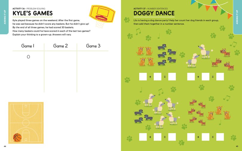 Sample content 4_Addition and Subtraction Kindergarten Math Workbook