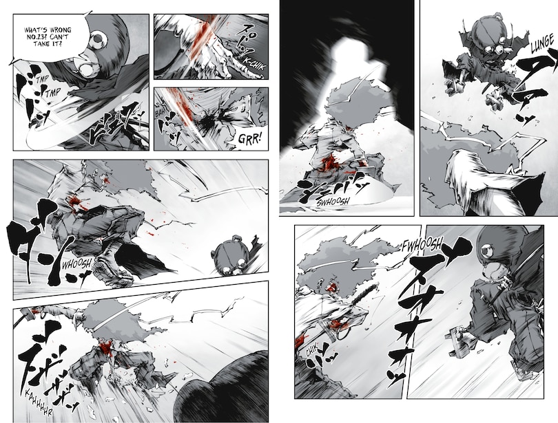 Sample content 5_Afro Samurai Vol.1-2 Slipcase Set