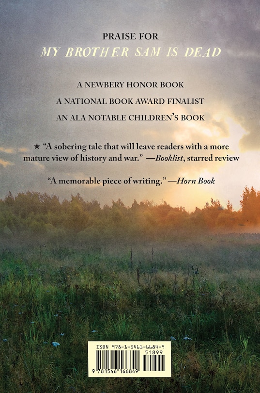 Couverture arri&egrave;re_After My Brother Sam (sequel to My Brother Sam Is Dead)