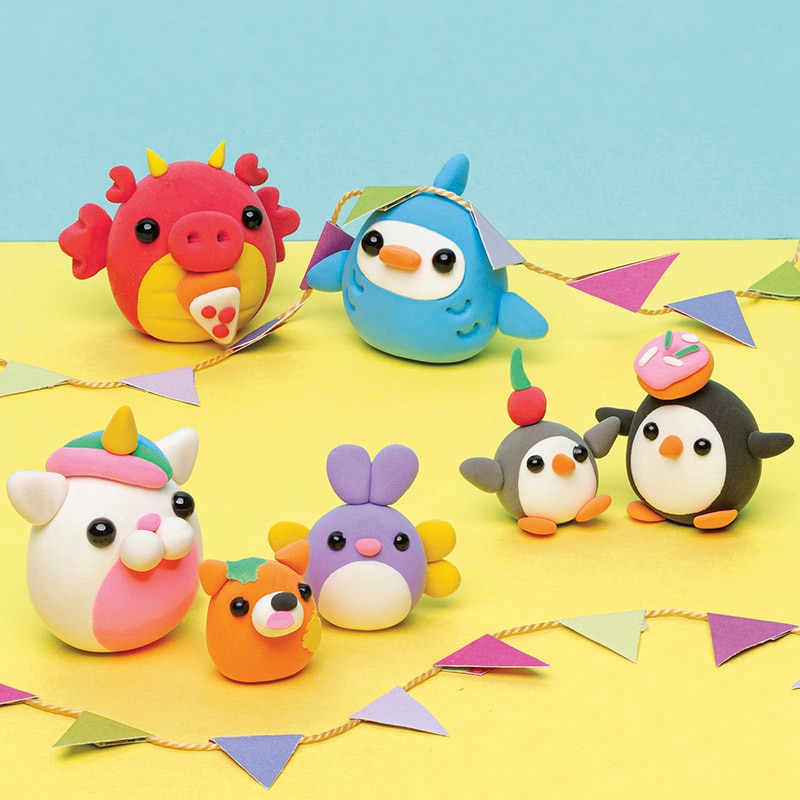 Sample content 2_Air-Dry Clay Animal Party!