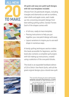 Back cover_All-New Twenty To Make: One Patch Quilts