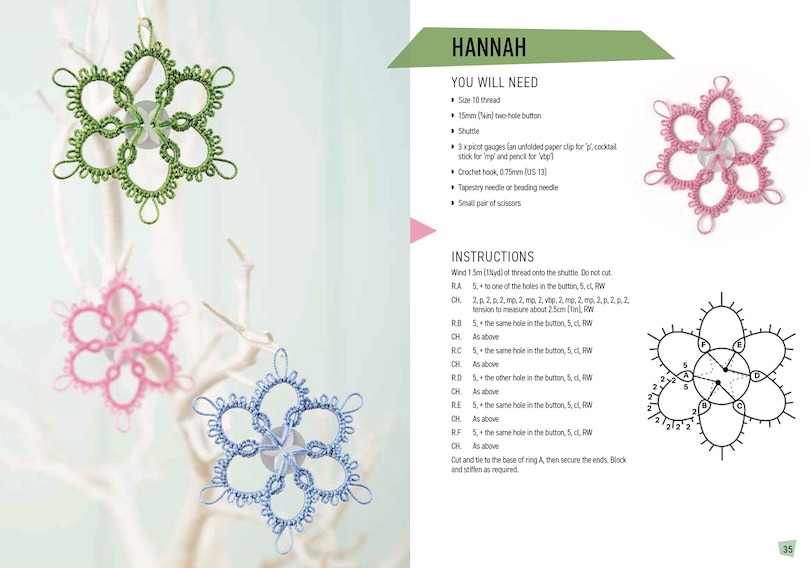 Sample content_All-New Twenty To Make: Tatted Snowflakes