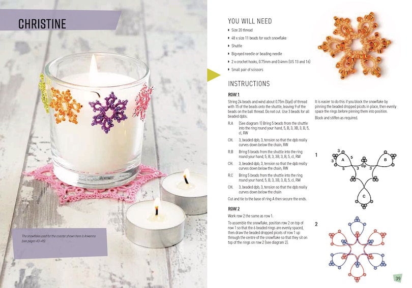 Sample content 5_All-New Twenty To Make: Tatted Snowflakes