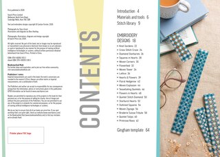 Aper&ccedil;u du contenu 4_All-New Twenty To Make: Chicken Scratch Embroidery