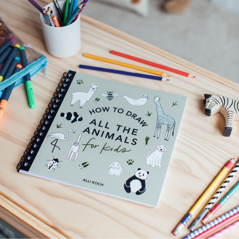 Aperçu du contenu 5_All the Animals: How to Draw Books for Kids with Dogs, Cats, Lions, Dolphins, and More