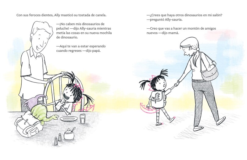 Aperçu du contenu 2_Ally-sauria y el primer día de escuela (Spanish Edition)