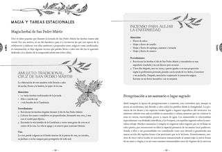 Sample content 2_Almanaque de la bruja tradicional: Rituales, magia y folklore a lo largo del año  / Traditional Witch's Almanac: Rituals, magic and folklore throughout the yea