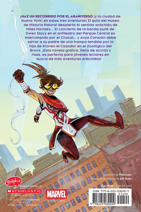 Back cover_Alrededor del ara&ntilde;iverso (Around the Spider Verse)