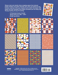 Back cover_Amanda Jane Jones Wrapping Paper: Shapes and Patterns