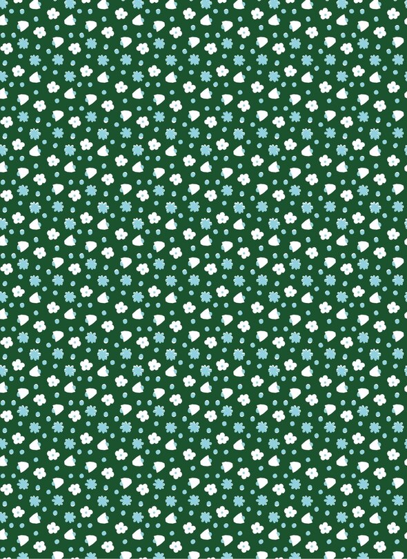 Aperçu du contenu 4_Amanda Jane Jones Wrapping Paper: Florals