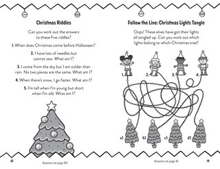 Aperçu du contenu_Amazing Christmas Puzzles and Quizzes
