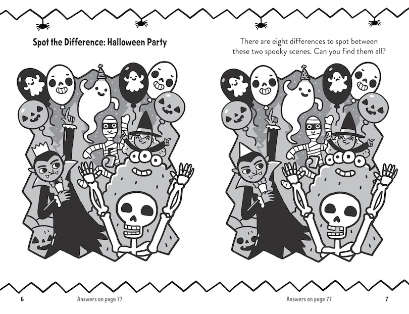 Aperçu du contenu_Amazing Halloween Puzzles and Quizzes