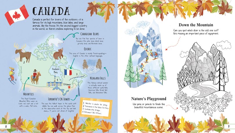 Sample content_Amazing Maps Activity Book