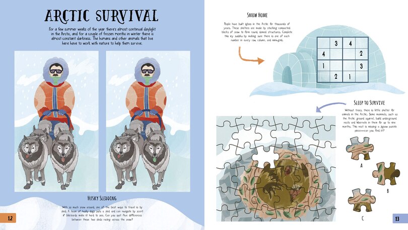 Aper&ccedil;u du contenu_Amazing Nature Activity Book