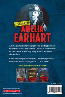 Couverture arrière_Amelia Earhart (Unsolved)