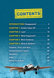 Table of contents_Amelia Earhart (Unsolved)