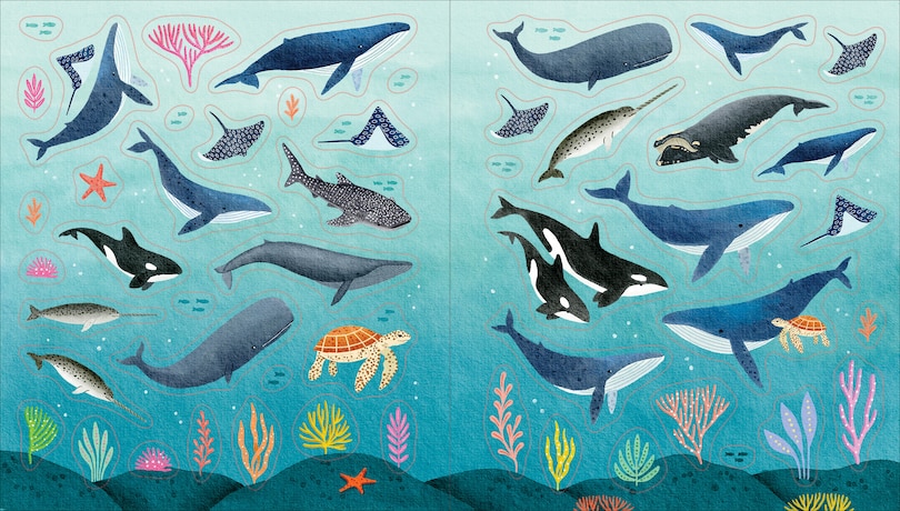 Sample content 3_An Ocean Lover's Sticker Book