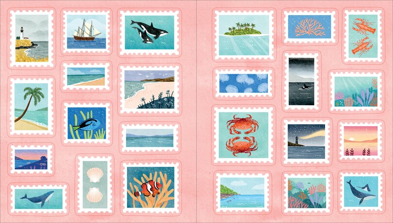 Sample content 4_An Ocean Lover's Sticker Book