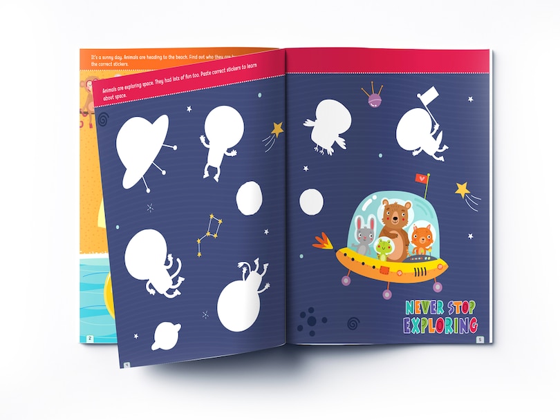 Aper&ccedil;u du contenu 2_Animal Fun Reusable Sticker Book For Children