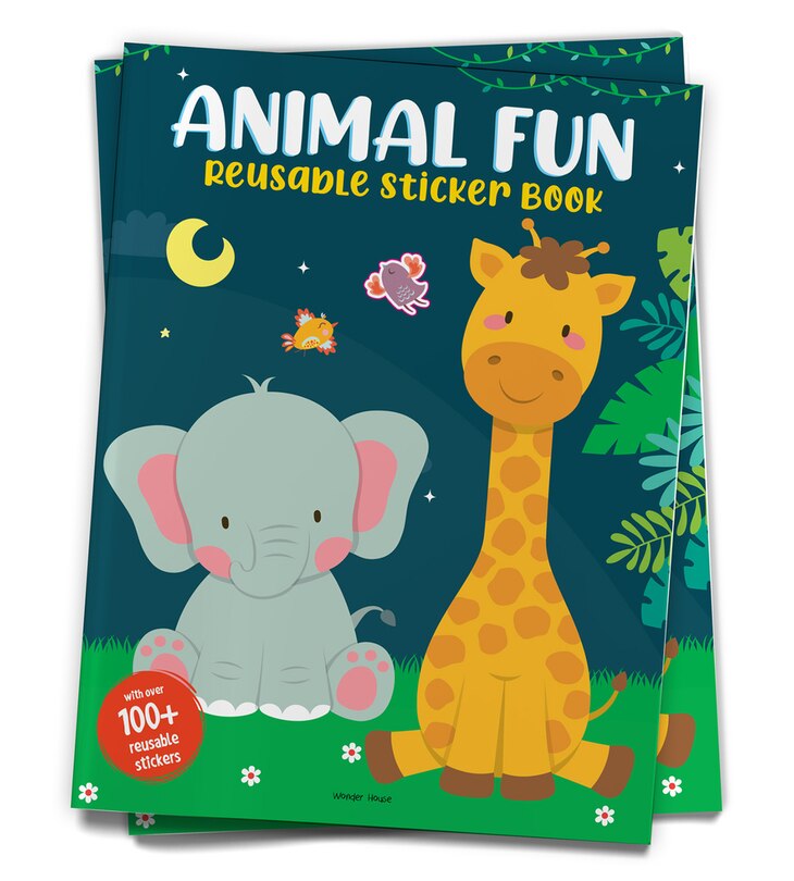 Aper&ccedil;u du contenu 3_Animal Fun Reusable Sticker Book For Children
