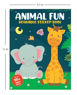 Aper&ccedil;u du contenu 4_Animal Fun Reusable Sticker Book For Children