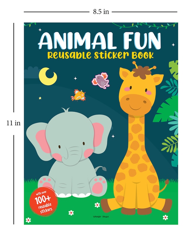 Aper&ccedil;u du contenu 4_Animal Fun Reusable Sticker Book For Children