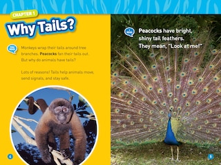 Aperçu du contenu_Animal Tails (National Geographic Kids Readers, Level 1/Co-Reader)