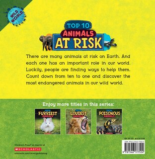 Couverture arrière_Animals at Risk (Wild World: Top 10)