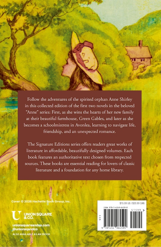 Couverture arrière_Anne of Green Gables & Anne of Avonlea