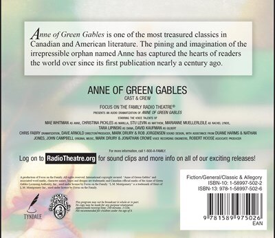 Back cover_Anne of Green Gables