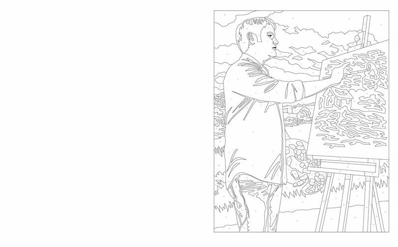 Aper&ccedil;u du contenu_Anti-stress Color By Numbers