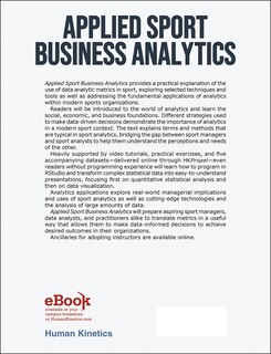Back cover_Applied Sport Business Analytics