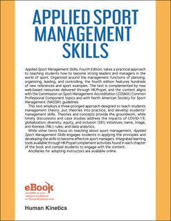 Couverture arri&egrave;re_Applied Sport Management Skills
