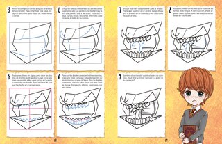 Aperçu du contenu 3_Aprende a dibujar con Harry Potter (El libro oficial). Inspirado en las películas / The Official Harry Potter How-to-Draw