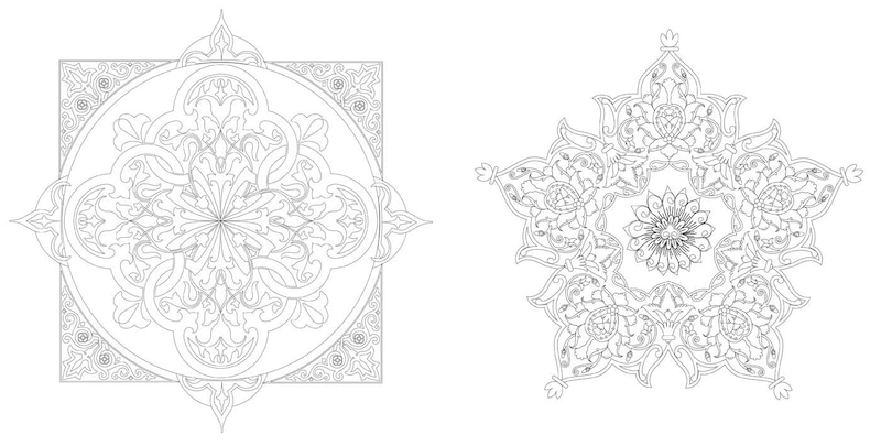 Sample content_The Arabesque Coloring Book