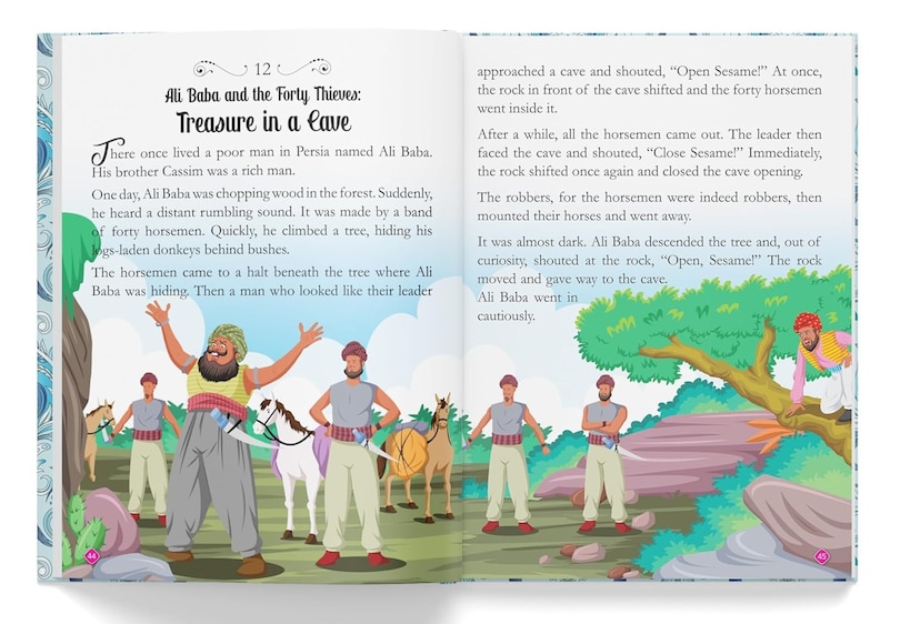 Aper&ccedil;u du contenu_Arabian Nights: Illustrated Book For Children , The