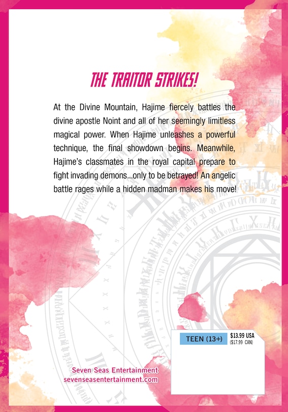 Back cover_Arifureta: From Commonplace to World's Strongest (Manga) Vol. 14