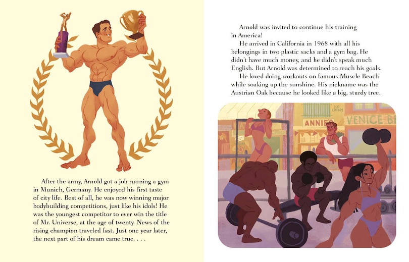 Sample content_Arnold Schwarzenegger: A Little Golden Book Biography