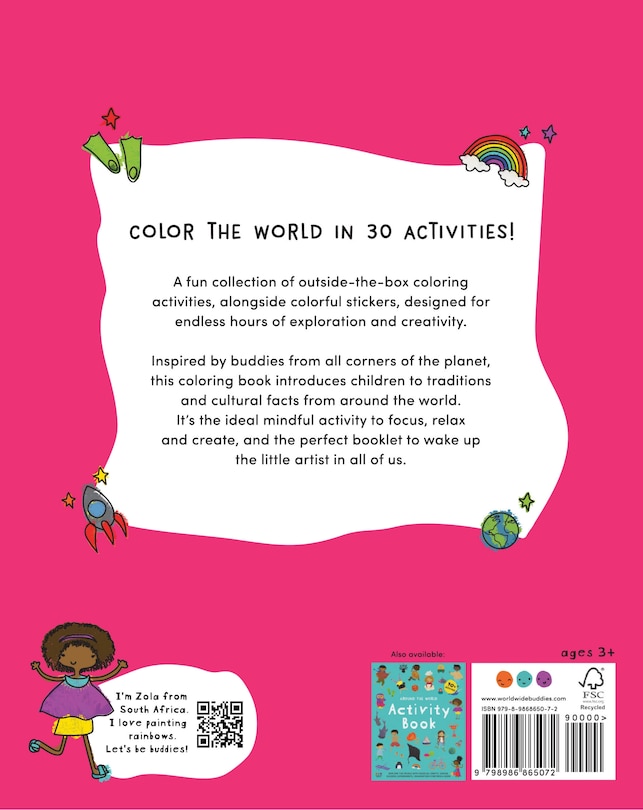 Couverture arri&egrave;re_Around the World Coloring Book