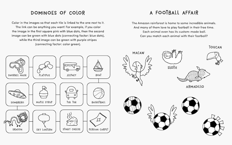 Aper&ccedil;u du contenu 4_Around the World Coloring Book