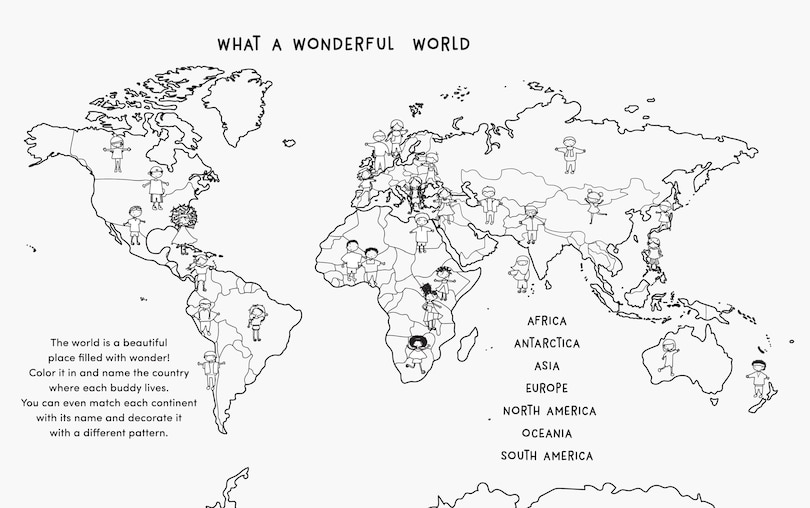 Aper&ccedil;u du contenu 5_Around the World Coloring Book