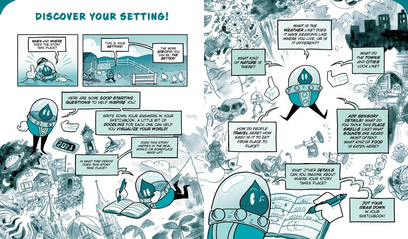 Sample content 4_Art for Kids: Comic Books
